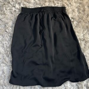 A New Day side split midi Black skirt size XL